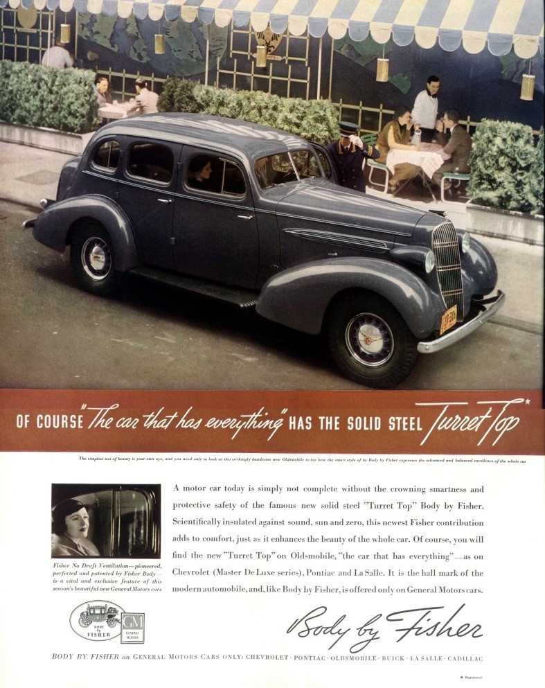 1935 Oldsmobile Auto Advertising